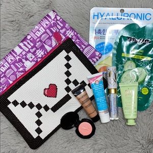 Makeup Bag with Products